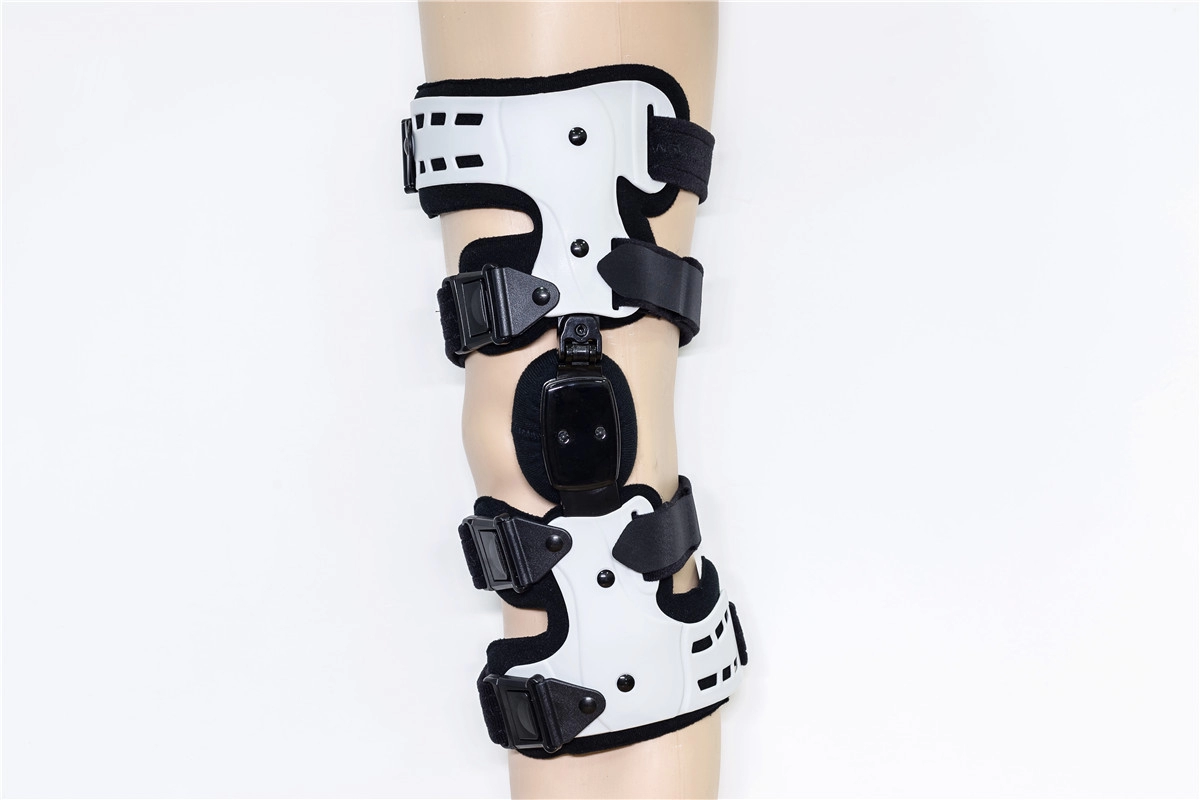 Descargador de rodilleras OA con soporte de fractura de bisagra para el reemplazo de la articulación de la pierna y la estabilización del ligamento