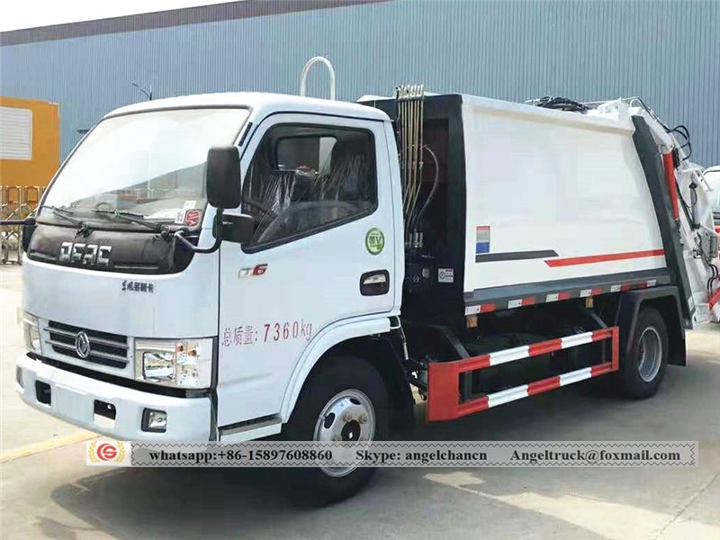 Compactador Camión de basura 8 m3 Recolector de basura Dongfeng