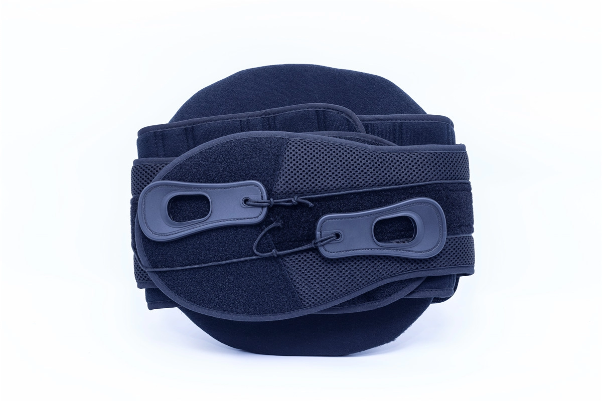 Soporte de cintura LSO transpirable de 10" con tablero de plástico para dolor lumbar o corrector de postura