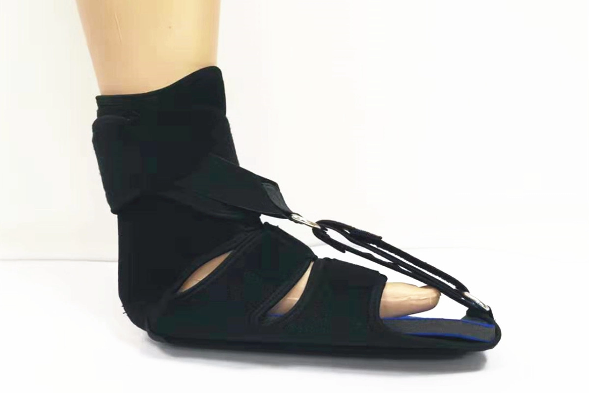 Foot drop ortesis férula nocturna dorsal con correas ajustables para rehabilitación ortopédica
