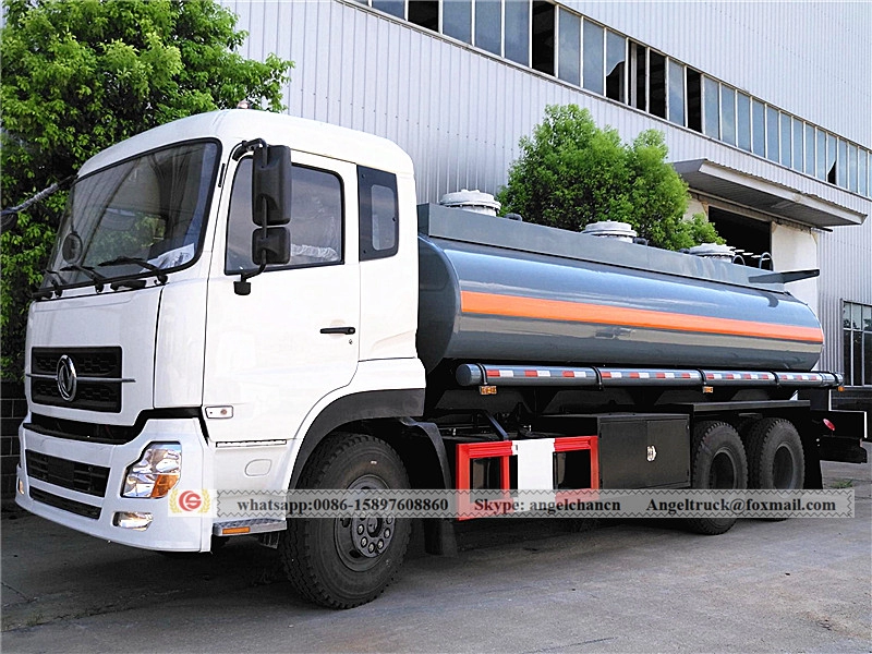 Camión cisterna de ácido clorhídrico/líquido químico 12 cbm Dongfeng