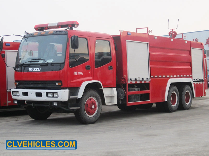 ISUZU FVZ Vehículo de extinción de incendios con tanque de 16000 litros