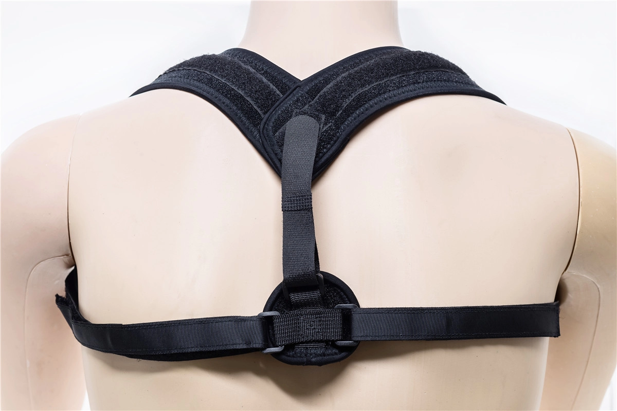 Cinturones de clavícula transpirables para soporte de la parte superior de la espalda y corrector de postura.