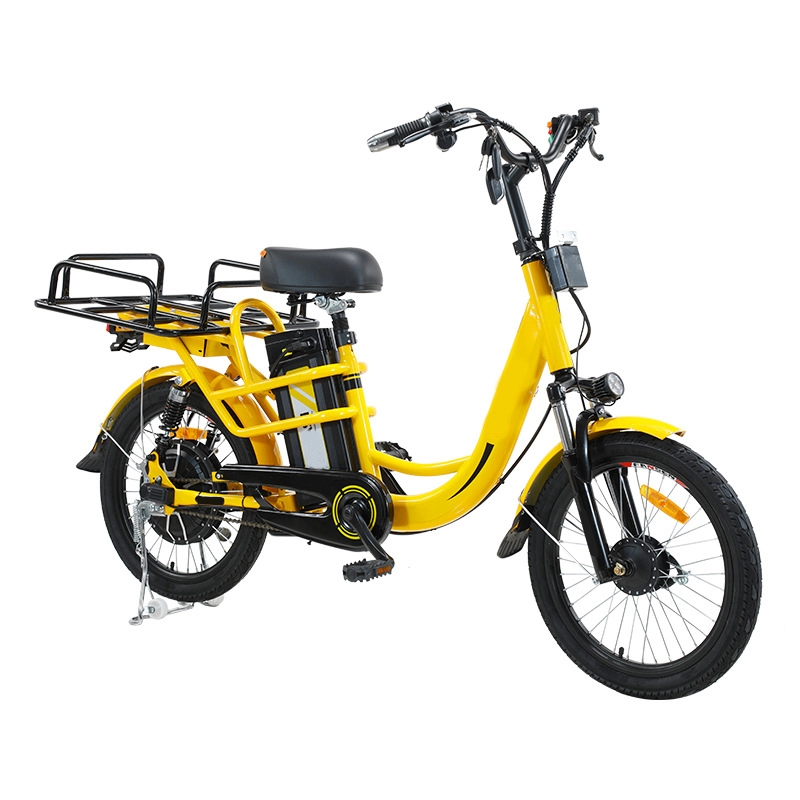 20ah 48v Baterías de litio 400w Motor Pizza Comida Entrega Batería Bicicleta eléctrica Cargo Ebike