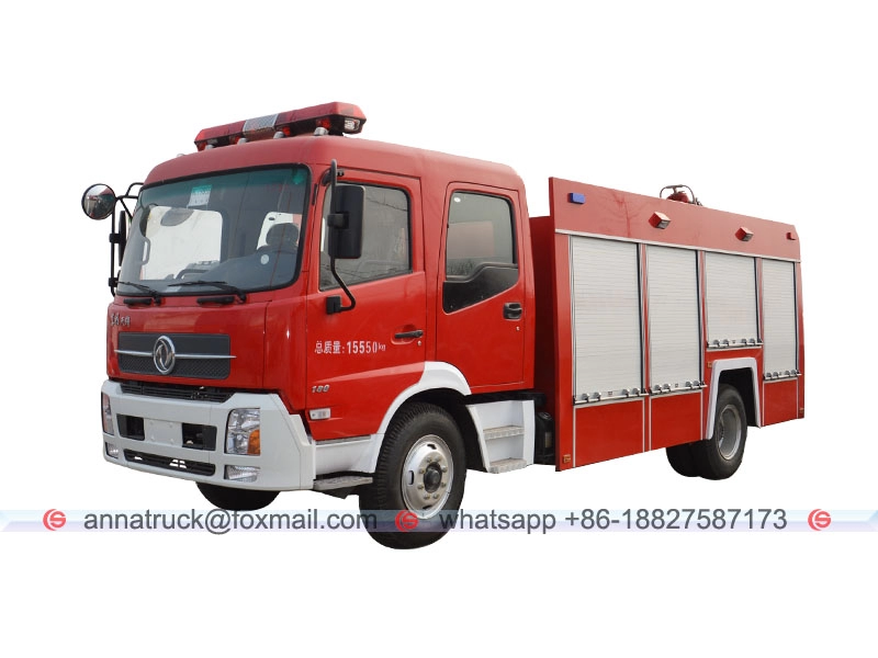 Camión de espuma para extinción de incendios Dongfeng de 7,000 litros