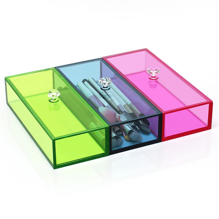 Caja de exhibición de acrílico modelo caja de polvo de cubierta de polvo transparente manual