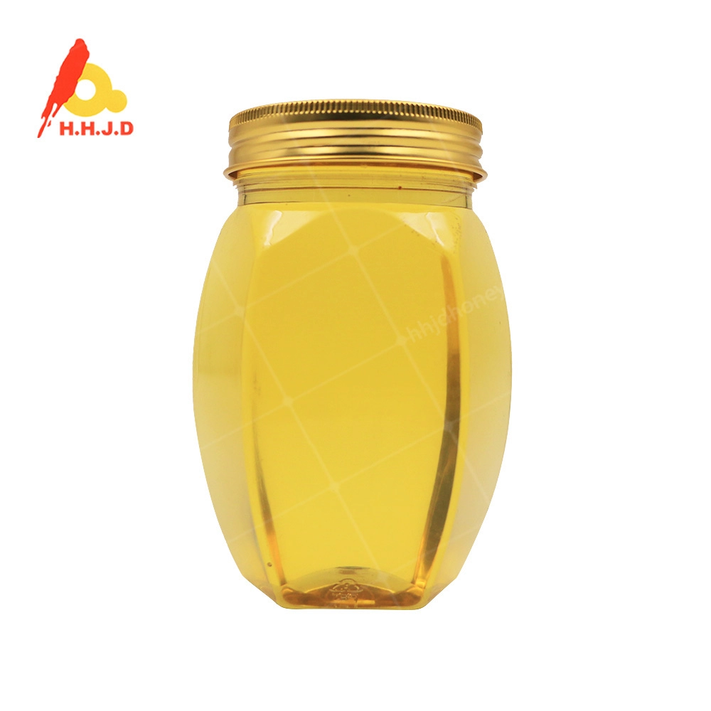Botella de vidrio y plástico Miel pura de acacia natural HALAL