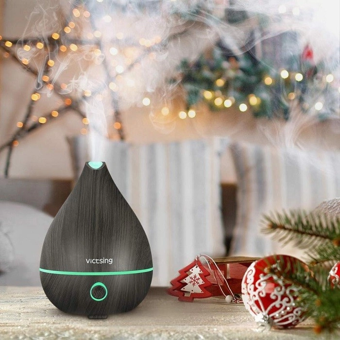 Humidificador ultrasónico de niebla fría con mini difusor de aceite esencial de aroma de 130 ml