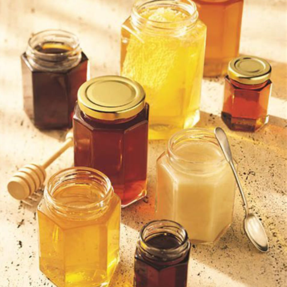 OEM de miel de trigo sarraceno natural ámbar oscuro para medicina