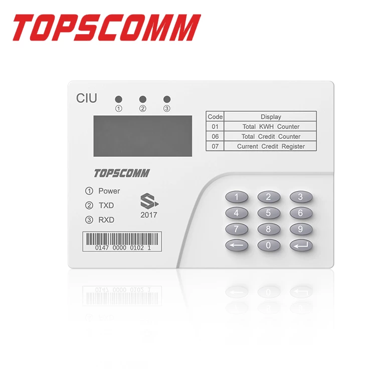Unidad de interfaz de consumidor (CIU) TC103 Unidad de control y monitor de teclado
