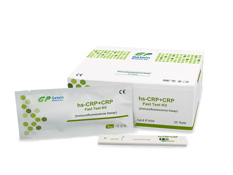 Kit de prueba rápida hs-CRP+CRP (ensayo de inmunofluorescencia)