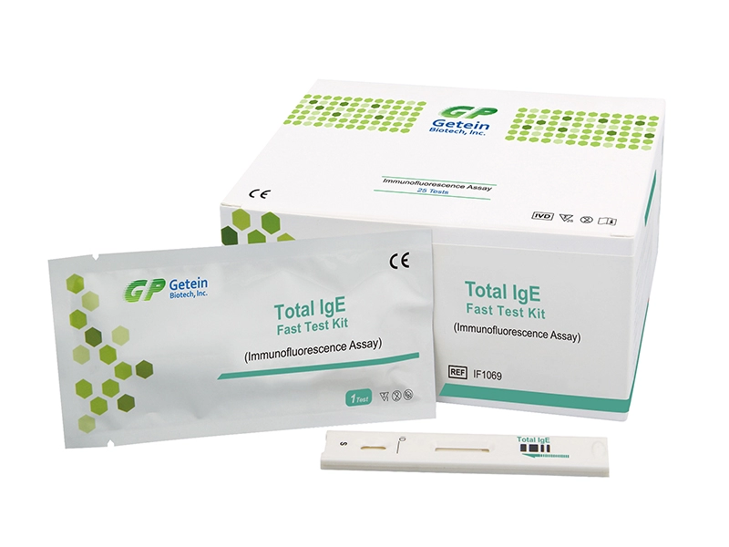 Kit de prueba rápida de IgE total (ensayo de inmunofluorescencia)