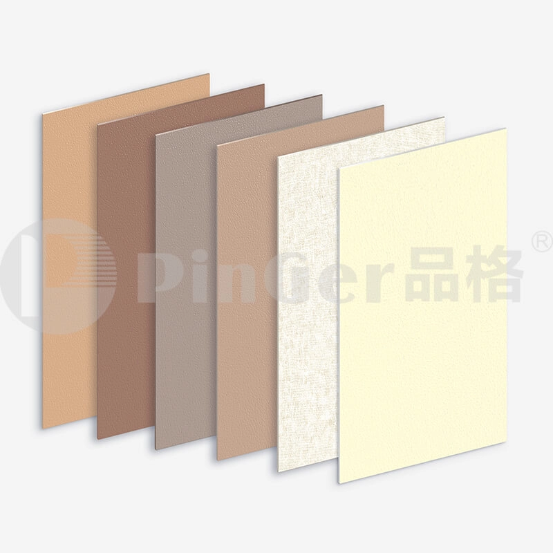 Protección de revestimiento de paredes con patrones de color sólido y imitación de madera