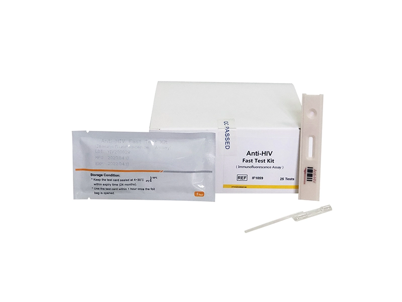 Kit de prueba rápida anti-VIH (ensayo de inmunofluorescencia)