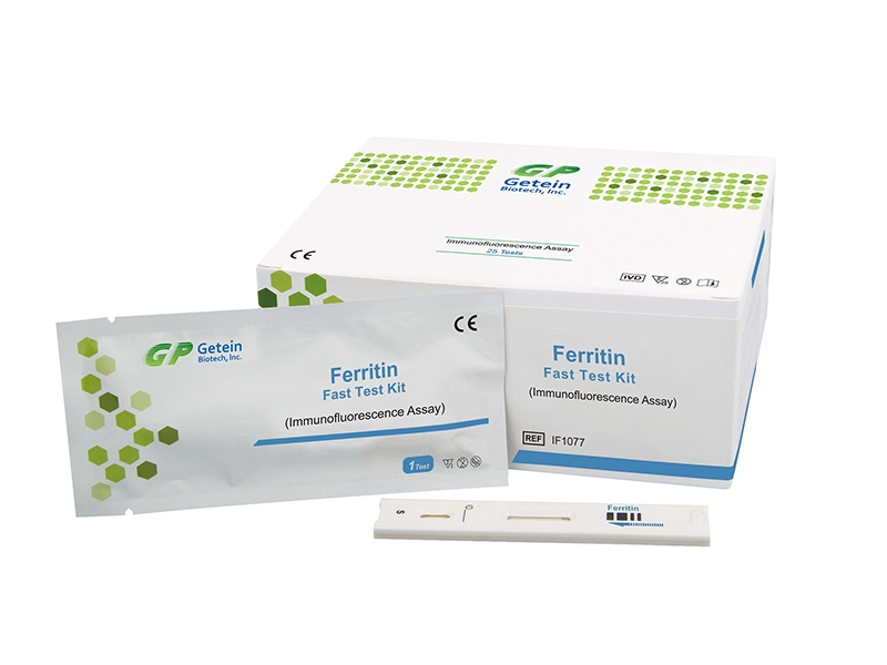 Kit de prueba rápida de ferritina (ensayo de inmunofluorescencia)