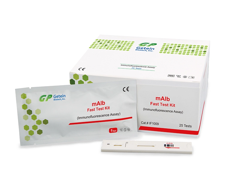 Kit de prueba rápida mAlb (ensayo de inmunofluorescencia)