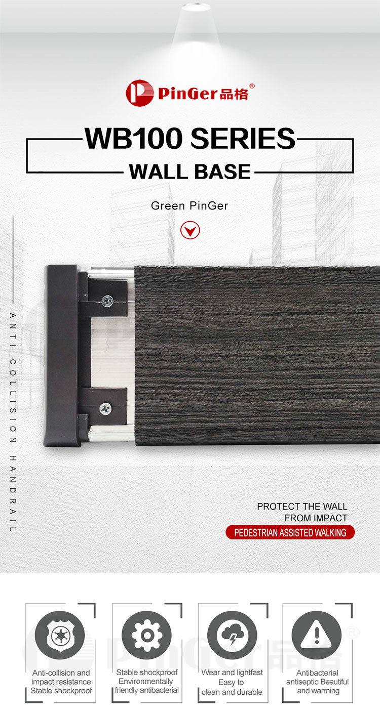 Sistema de base de pared de alto impacto sin PVC para protección de paredes