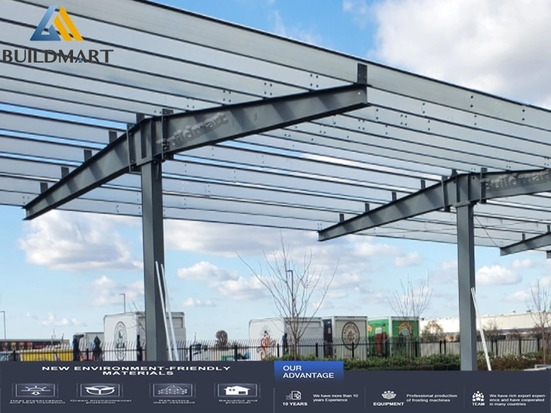 Construcción de acero estructural de bajo costo Estructura de acero prefabricada prefabricada de Warehouse