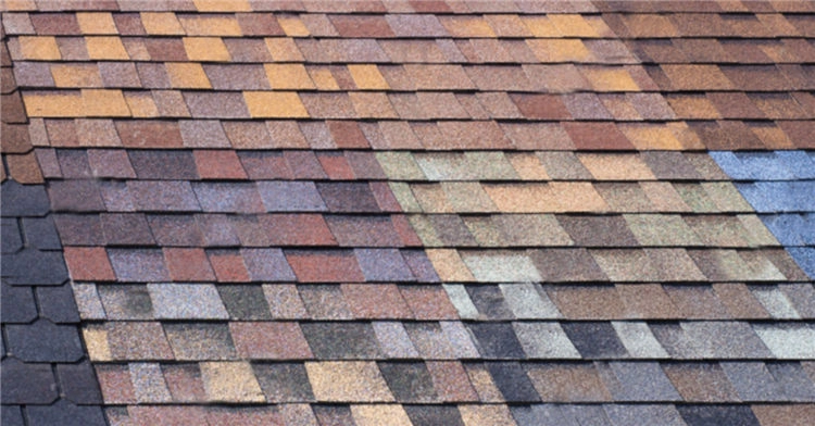 Tipos de tejas de asfalto para techos de una sola capa con 3 lengüetas Instalación de paquetes de asfalto