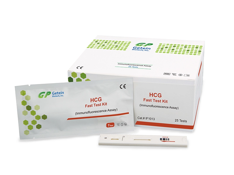 Kit de prueba rápida HCG+β (ensayo de inmunofluorescencia)