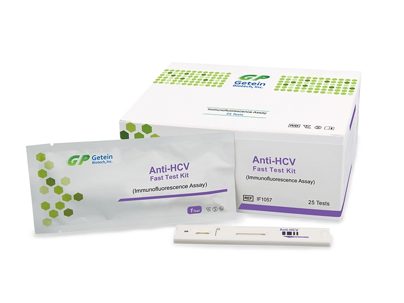 Kit de prueba rápida anti-VHC (ensayo de inmunofluorescencia)