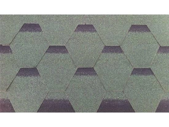Teja de teja de asfalto con patrón de mosaico estándar de EE. UU.