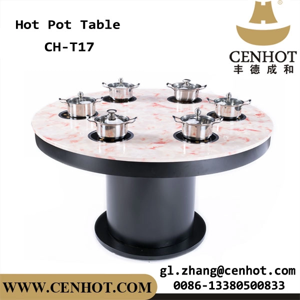 CENHOT Shabu Shabu Restaurante Mesas Cocinas de inducción Integradas The Hotpot Tables