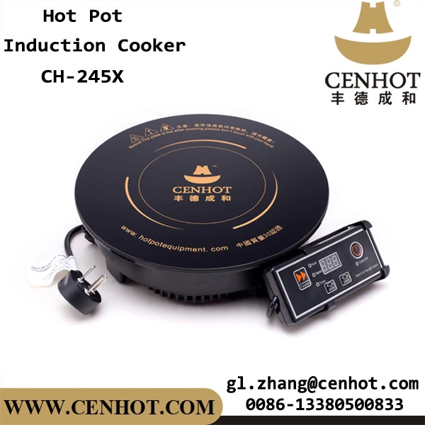 Placa de inducción portátil comercial CENHOT Line Control para restaurante Hotpot