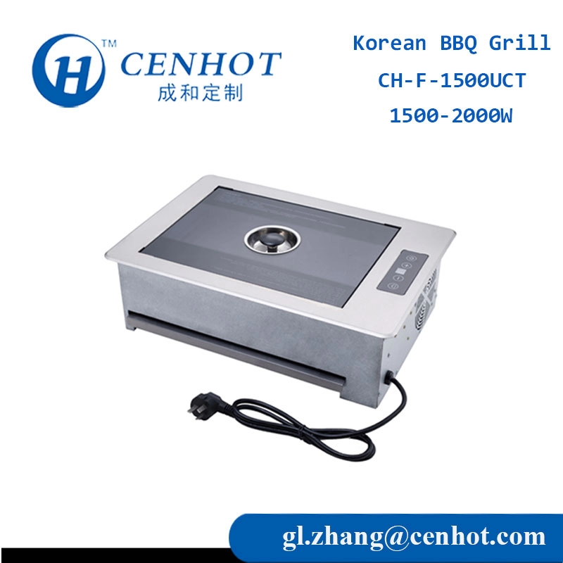 Proveedores de parrilla de mesa de barbacoa coreana para interiores cuadrados Fabricantes - CENHOT
