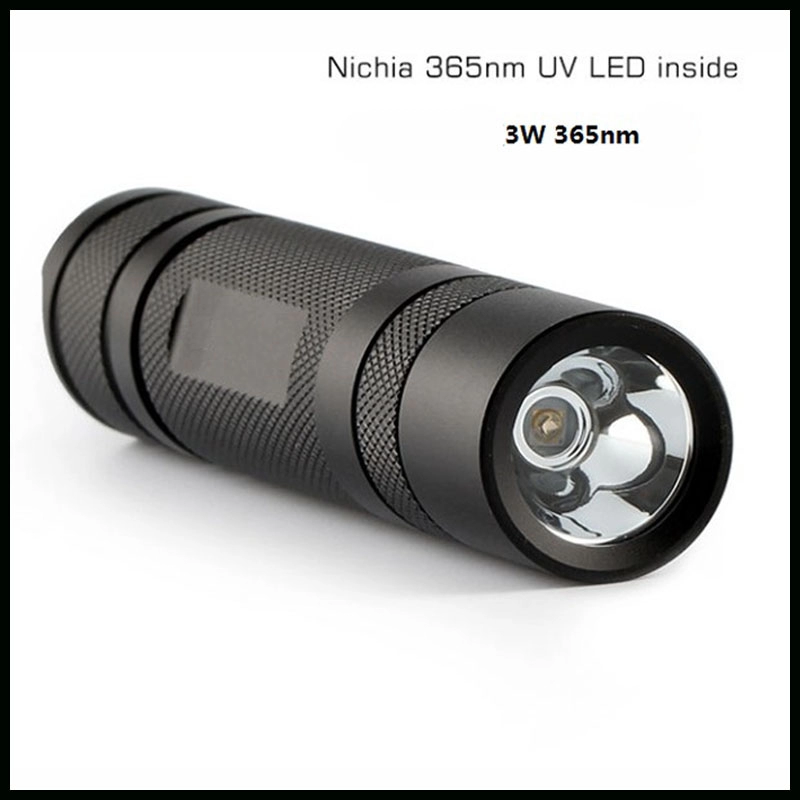Linterna UV LED NICHIA 365nm 3W