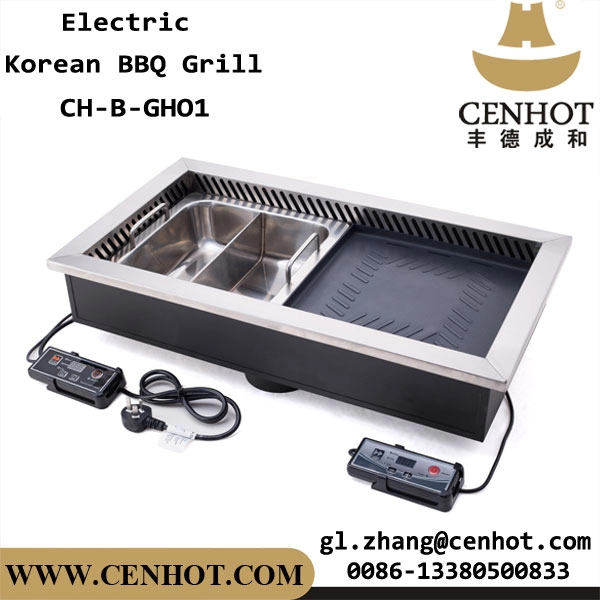 CENHOT Hot Pot and Barbucue Grill Equipo Restaurante Parrilla eléctrica