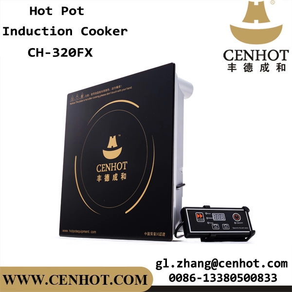 CENHOT 3000W Equipo de cocina para restaurante Estufa de inducción de olla caliente comercial
