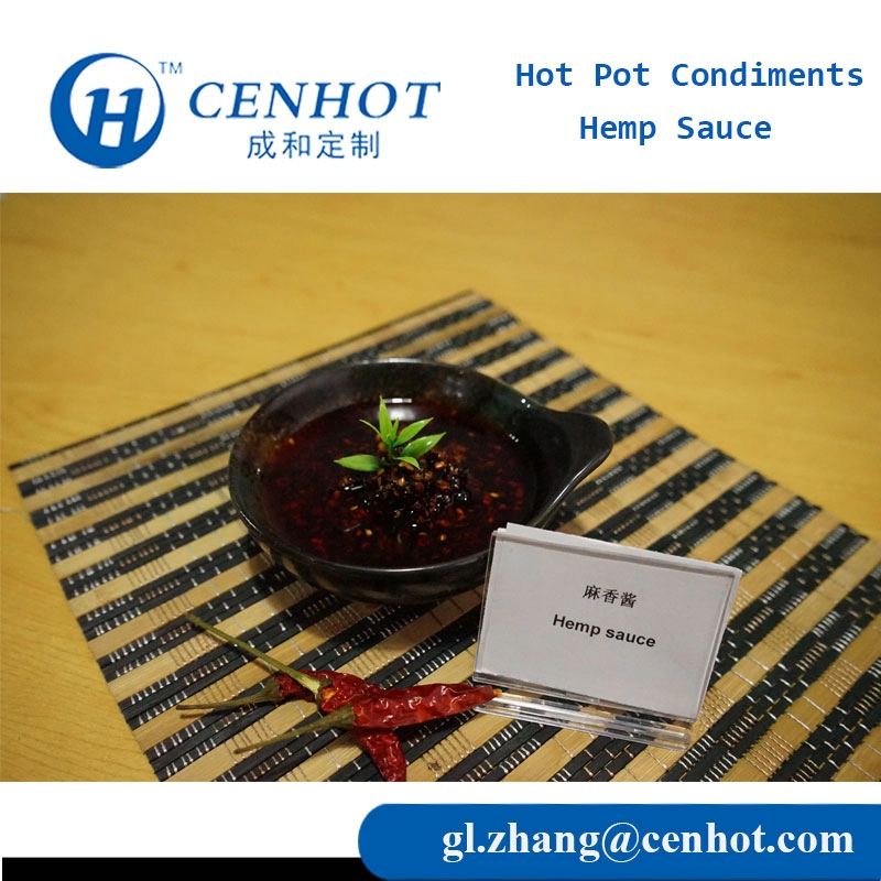 Salsa picante de cáñamo para condimentos Hot Pot Fabricación en China - CENHOT