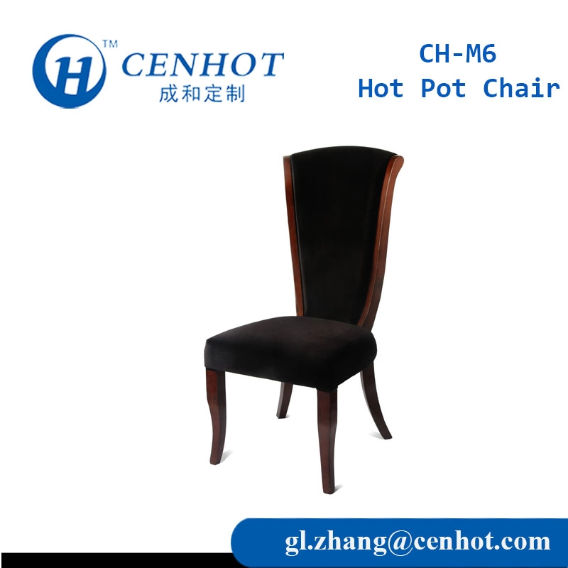 Sillas de olla caliente de madera de gama alta Sillas de hotel Proveedor de sillas de comedor de restaurante - CENHOT