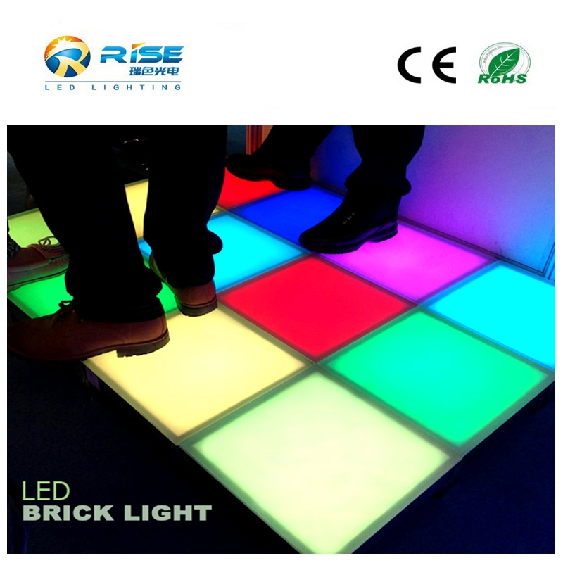 Luz LED de ladrillo para pista de baile de 300x300 mm