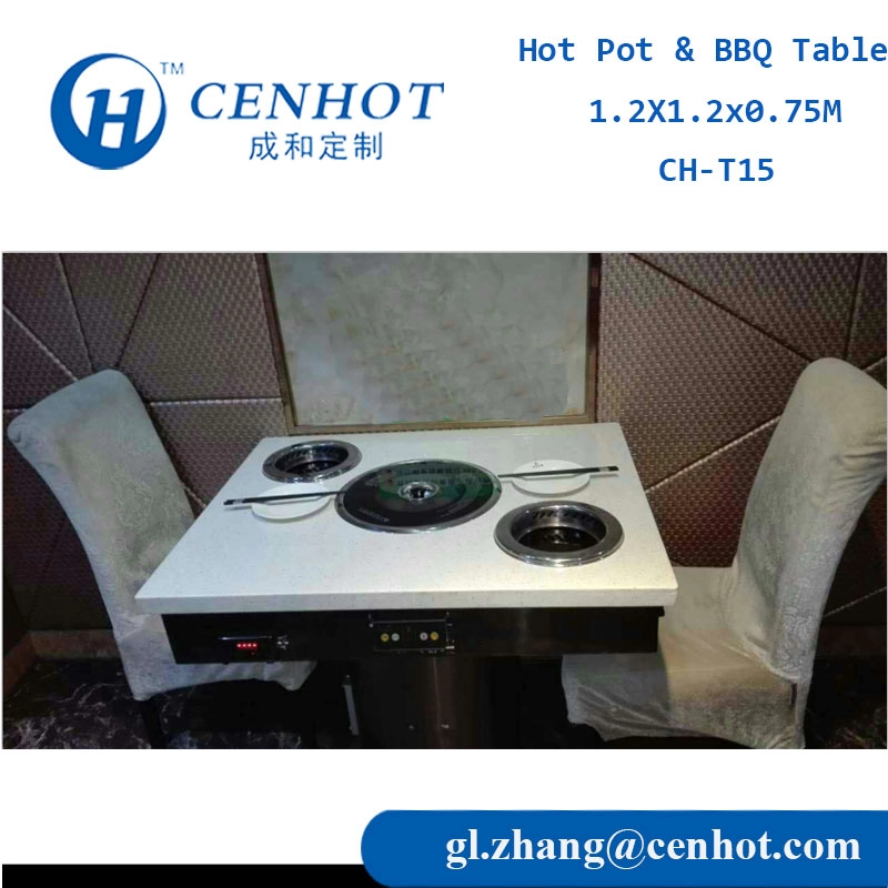 Mesa Shabu Shabu Proveedor de mesa de barbacoa coreana China - CENHOT