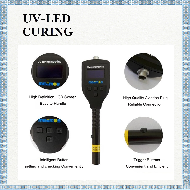 Sistema de curado UV portátil Pluma de curado UV Interruptor de contacto de punto Conector USB 365nm 395nm