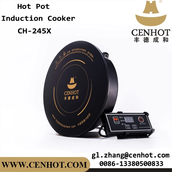 Placa de inducción portátil comercial CENHOT Line Control para restaurante Hotpot