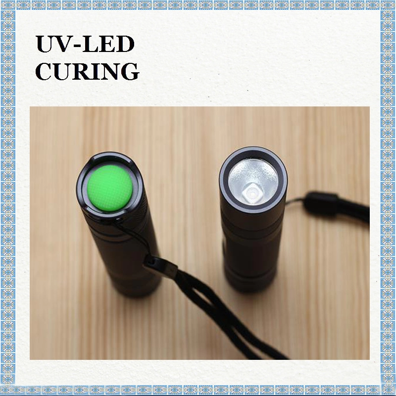 Linterna LED UV Linterna profesional de detección de fluorescencia UV de 365 nm
