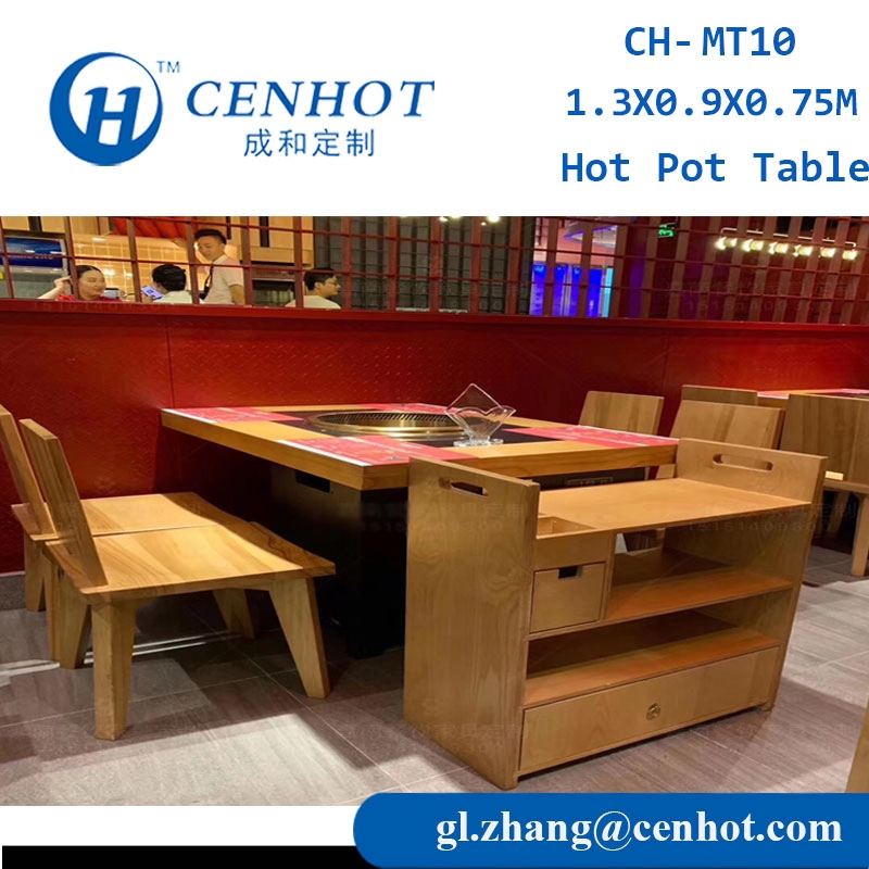 Like Haidilao Restaurant Commercial Hot Pot Mesas y sillas Muebles China CH-MT10 - CENHOT