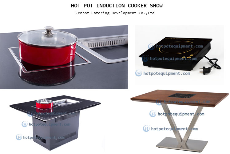 Cocina de inducción Hot Pot para restaurante en la mesa - CENHOT