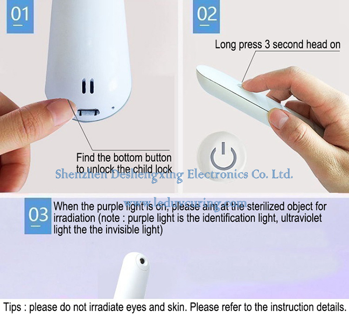 Bacteriocidal UVC UV Sterilizing Lamp for Sterilization and Disinfection