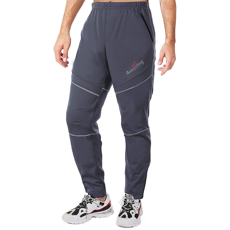 Pantalones de ciclismo para hombre con forro polar Windstopper para deportes casuales al aire libre y multideportes