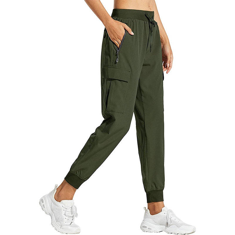 Pantalones cargo para mujer, ligeros, de secado rápido, para senderismo, para entrenamiento atlético, informales, al aire libre