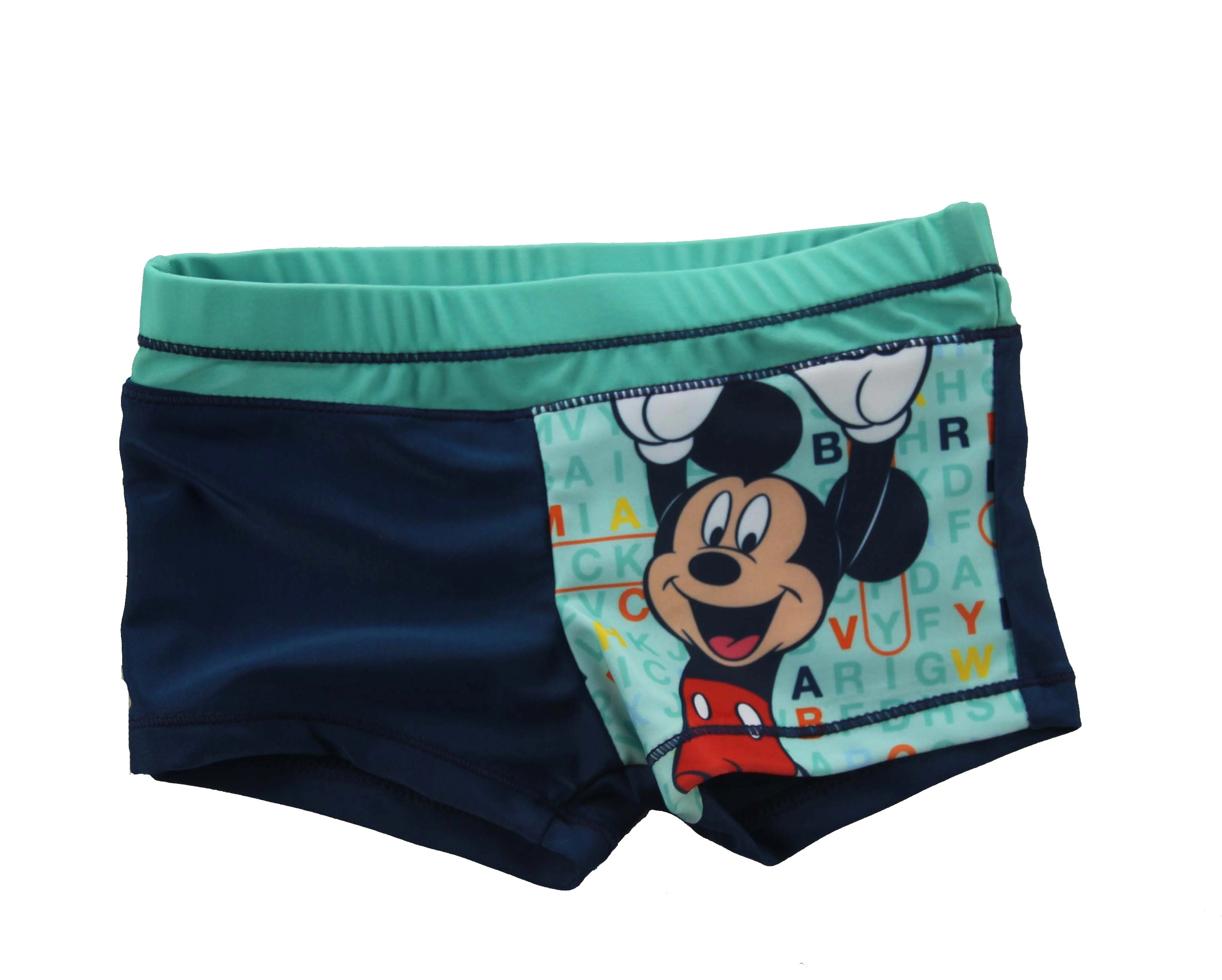 Trajes cortos de niño azul y verde Mickey Mouse