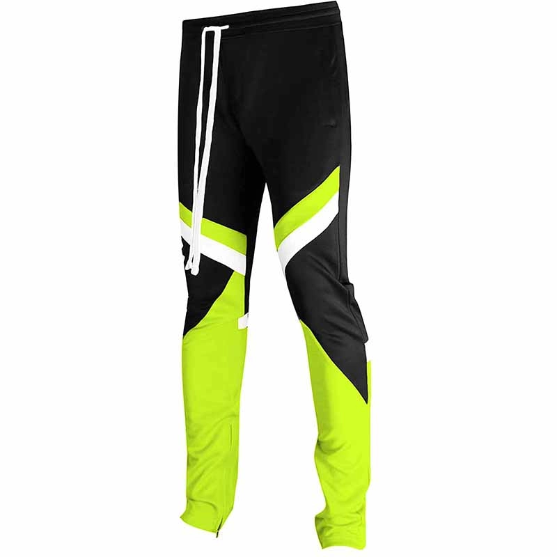 Pantalones de chándal Hip Hop Premium Slim Fit para hombre - Parte inferior de jogger atlético con cinta lateral