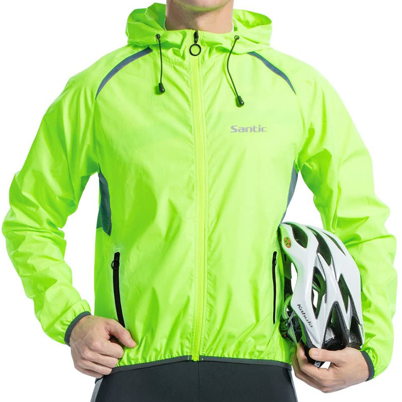 Chaqueta de ciclismo con protección UV a prueba de viento para hombre