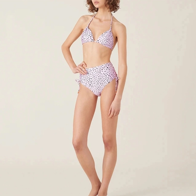 Traje de baño ajustable con estampado personalizado para mujer Bikini sexy