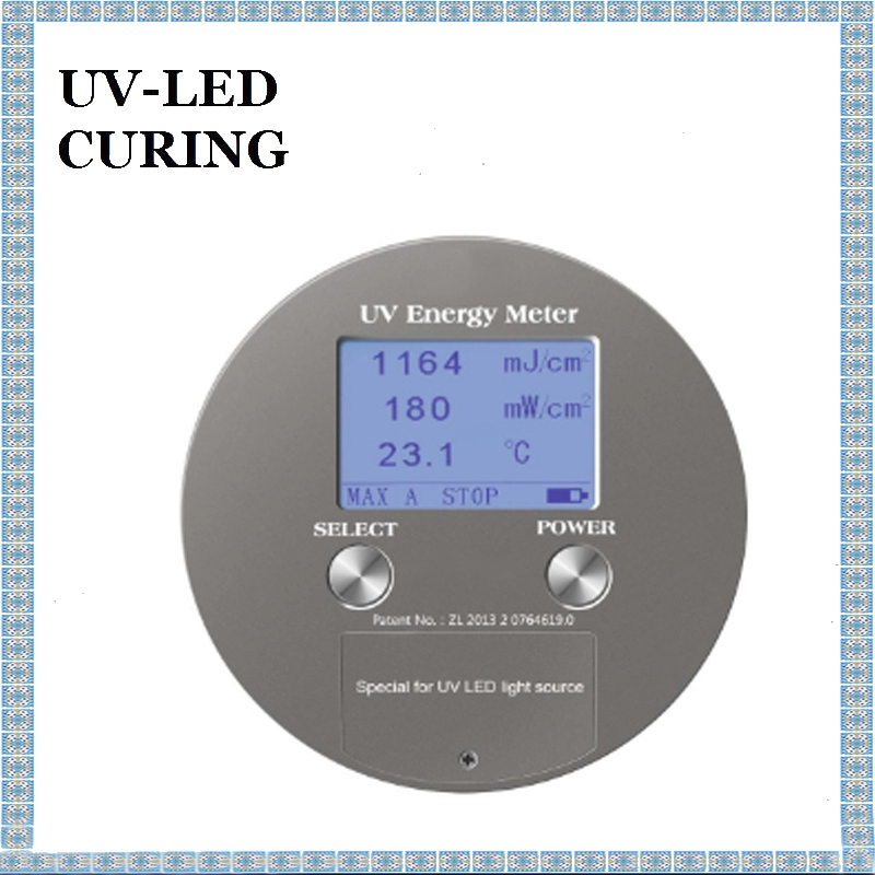 Medidor de energía UV Disco de potencia UV para curado UV LED UV de 340 nm a 420 nm