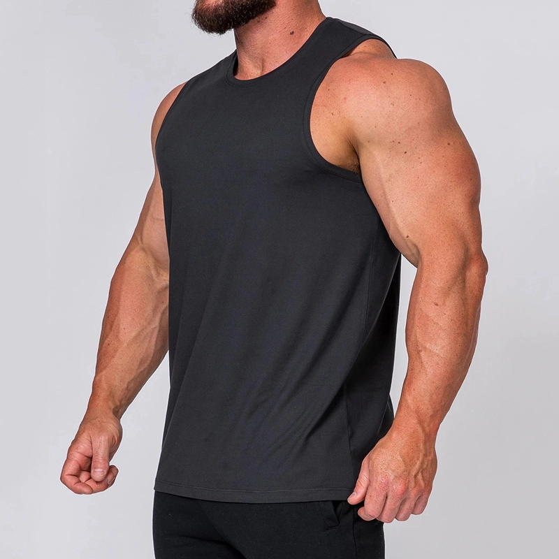 Camiseta deportiva sin mangas para hombre que absorbe la humedad